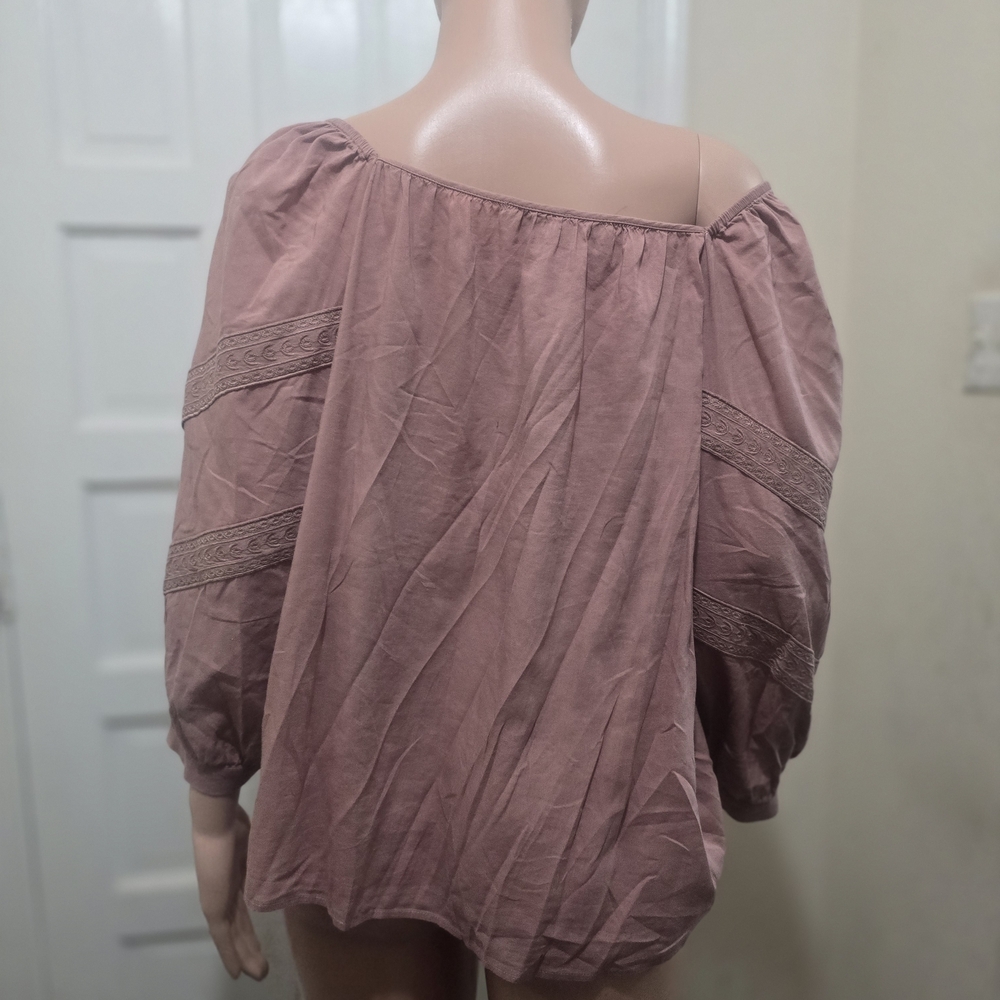 LOFT Dusty Rose Blouse - Picture 4 of 6